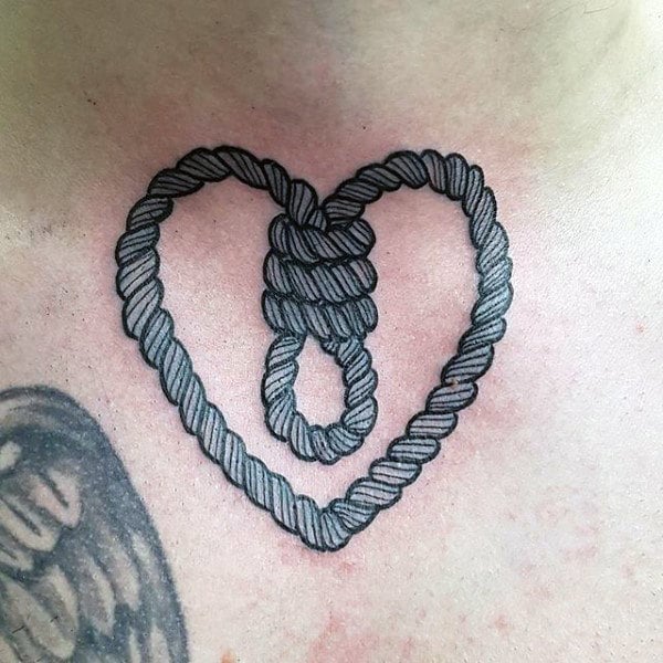 tatuaz sznur linami 134