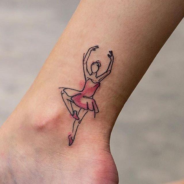 tatuaz tancerka 66