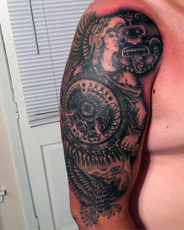 tatuagem asteca 134