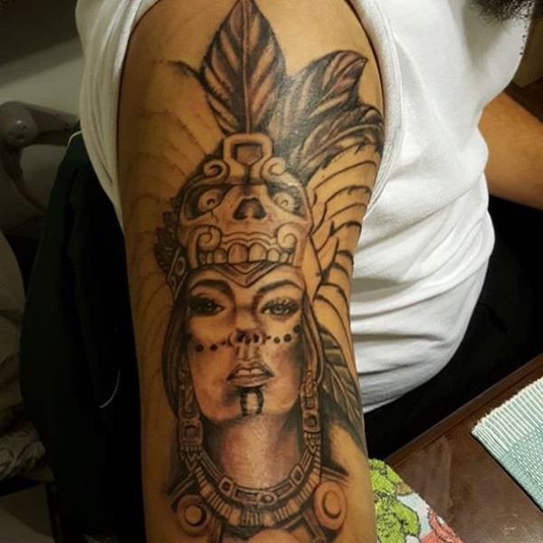 tatuagem asteca 158
