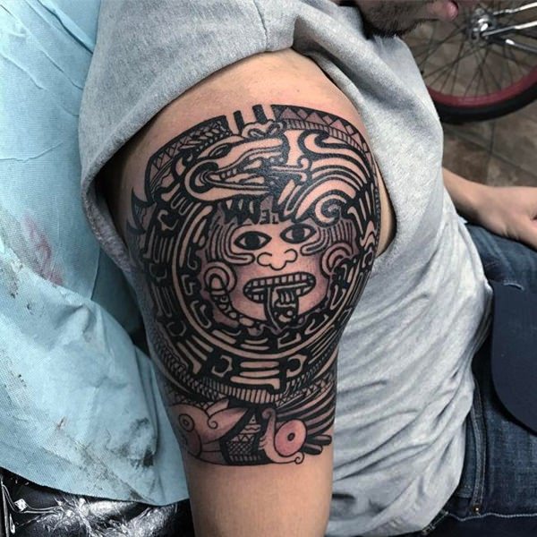 tatuagem asteca 166