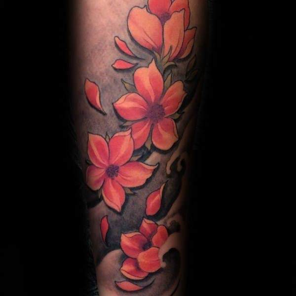 tatuagem flor de cerejeira 208