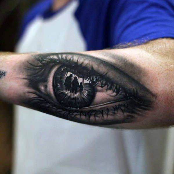 125 Tatuagens dos olhos: Desenhos muito realistas