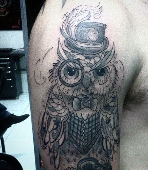 tatuagem coruja 154