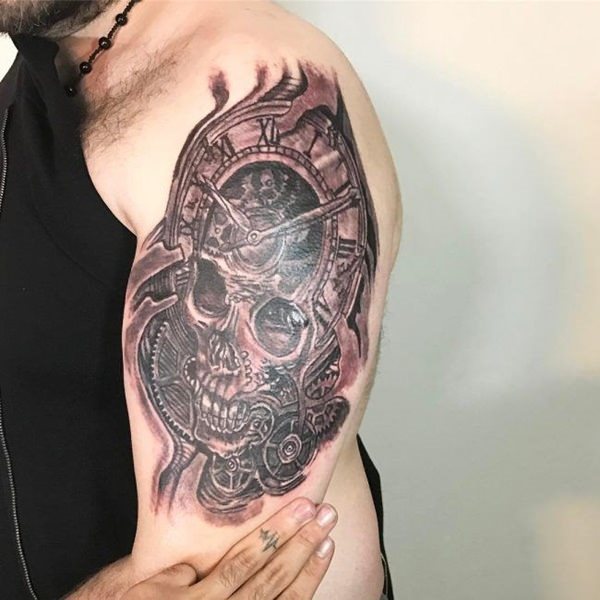 tatuagem cranio caveira 188
