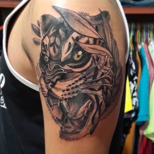 tatuagem tigre 222