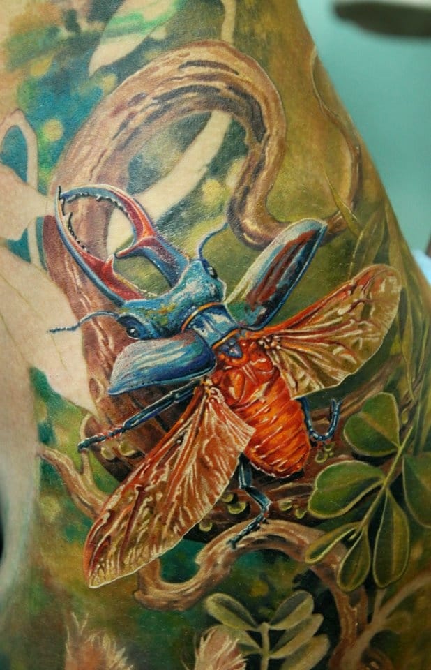 tatuagem escaravelho 44