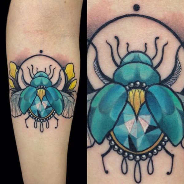 tatuagem escaravelho 92