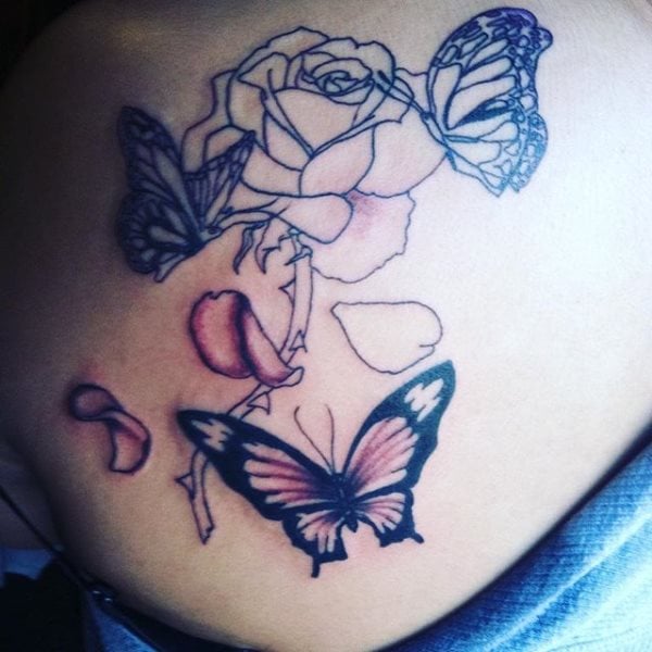 tatuagem borboleta 103