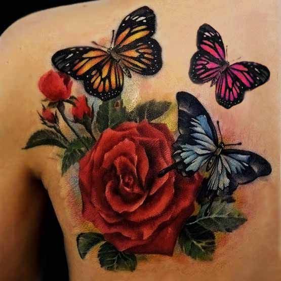 tatuagem borboleta 948