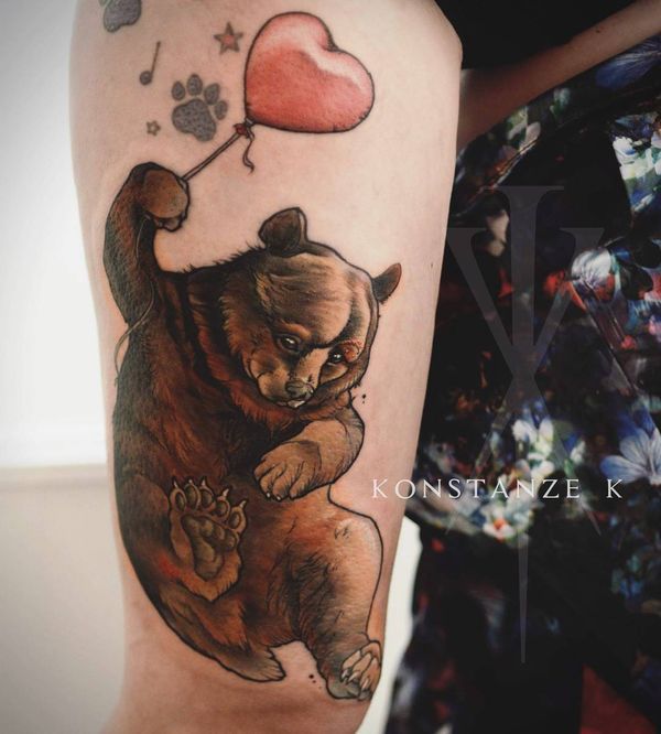 150 tatuagens de ursos (e o seu significado)