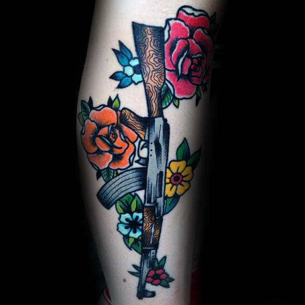 tatuagem arma ak47 149