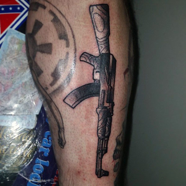 tatuagem arma ak47 29