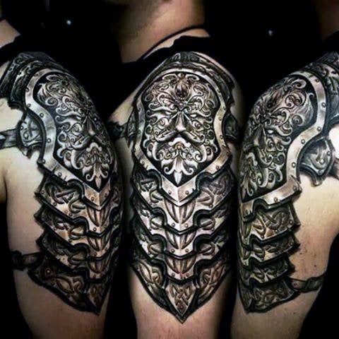 tatuagem armadura 13