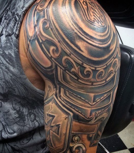tatuagem armadura 57