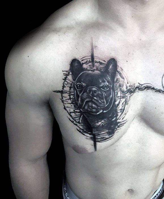 tatuagem bulldog 69