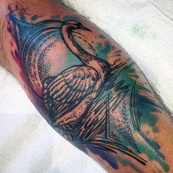 tatuagem cisne 35