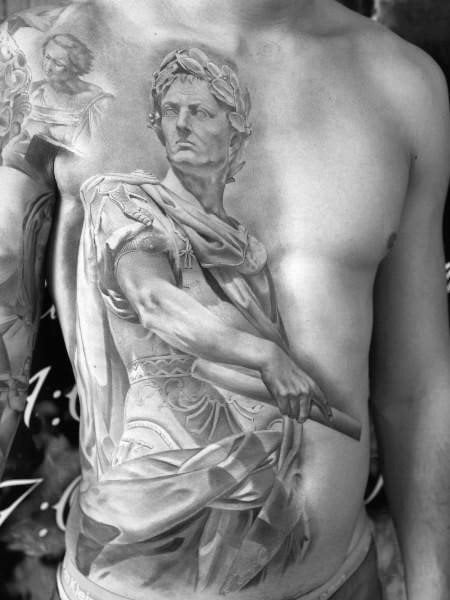 tatuagem estatua romana75