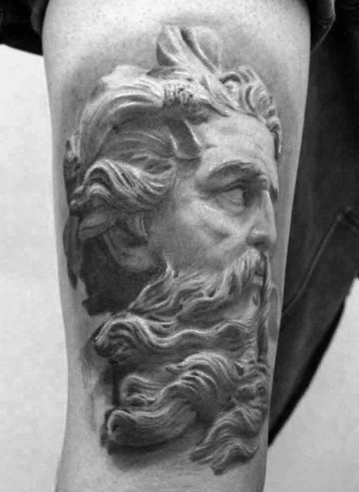 tatuagem estatua romana89