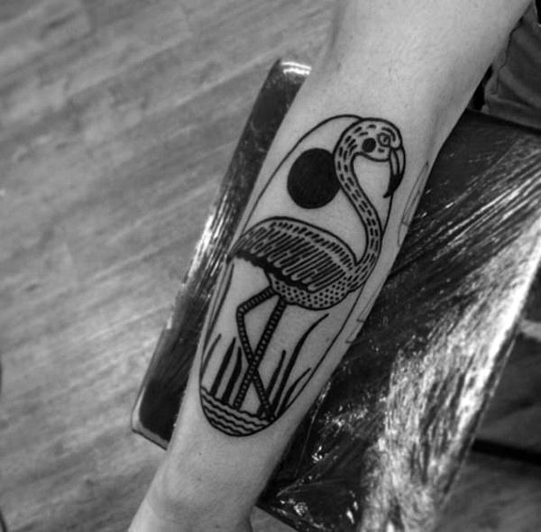 tatuagem flamingo 91