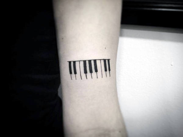 tatuagem piano teclado 01