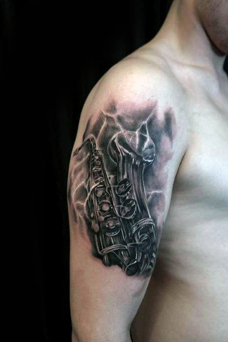 tatuagem saxofone 13