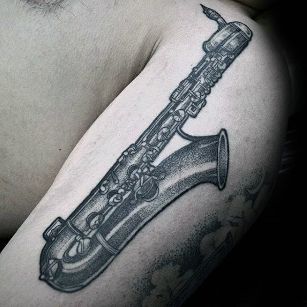 tatuagem saxofone 89