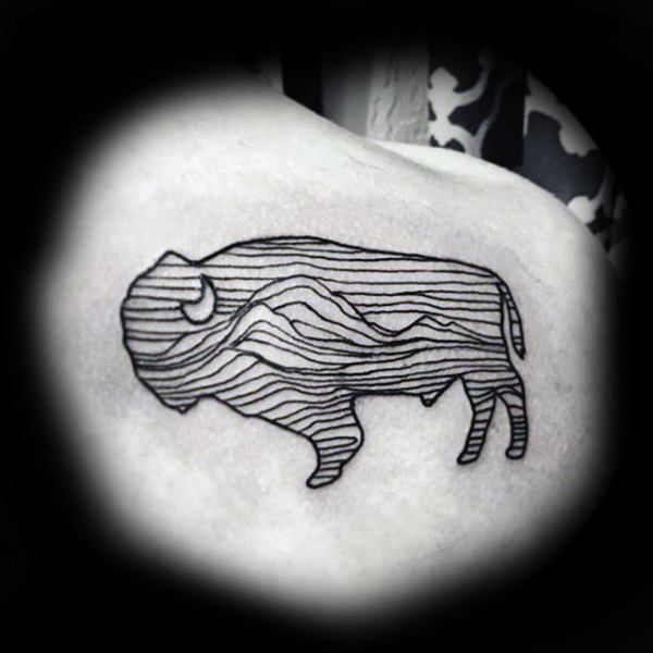 tatuagem bisonte 15
