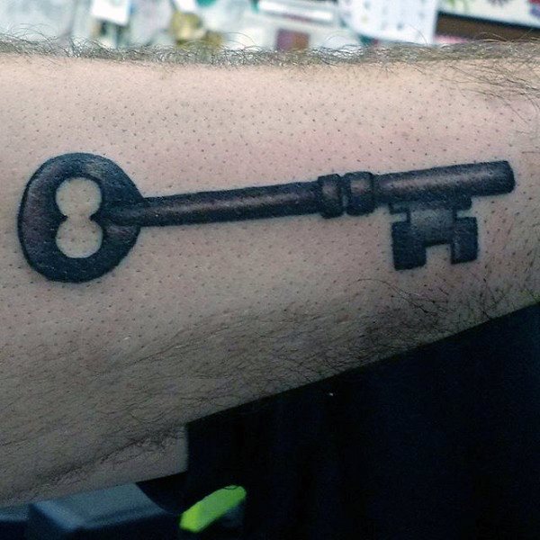 55 tatuagens de chaves para guardar de forma especial