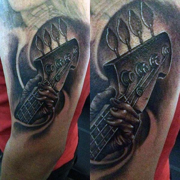 tatuagem guitarra 40