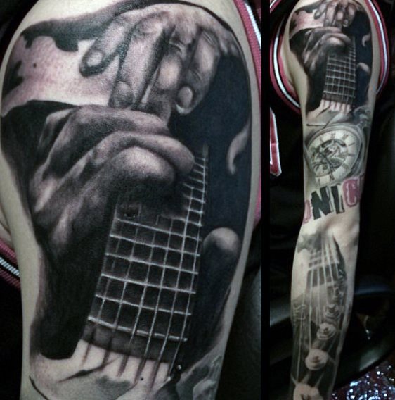 tatuagem guitarra 43