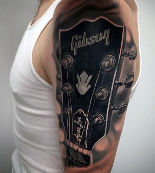 tatuagem guitarra 91