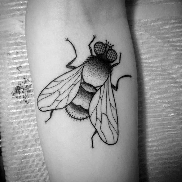 tatuagem mosca 19