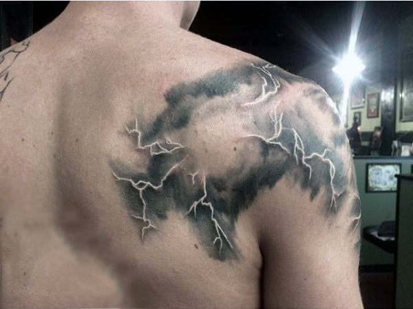 86 tatuagens de nuvens totalmente feitas para você 