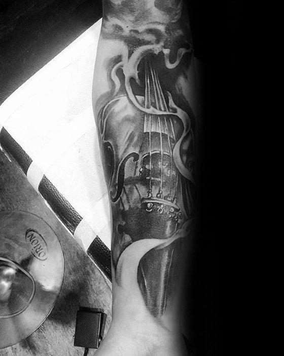 tatuagem violino 33