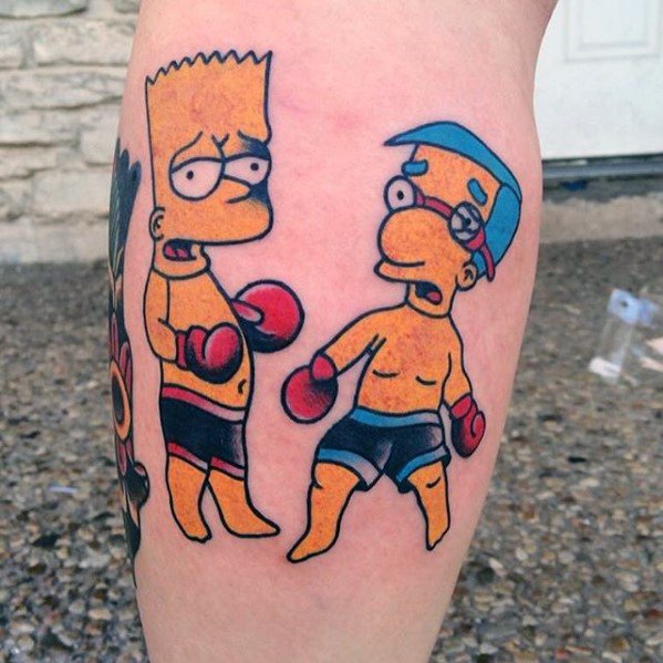 43 tatuagens do Bart Simpson
