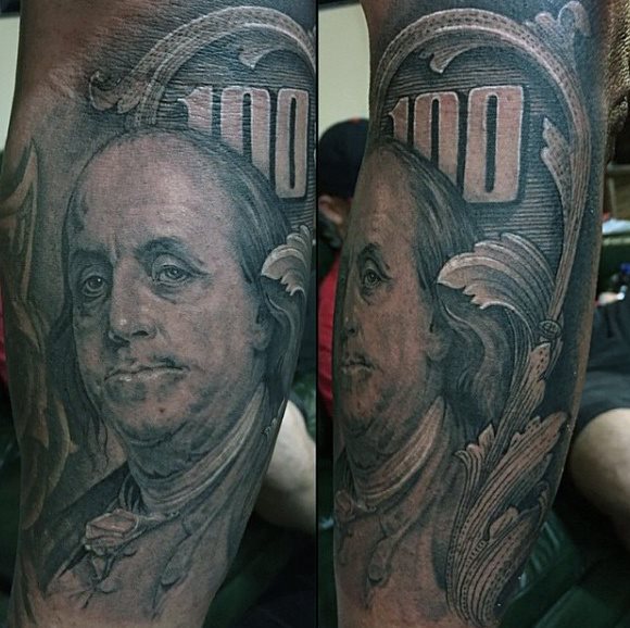 tatuagem dinheiro 40