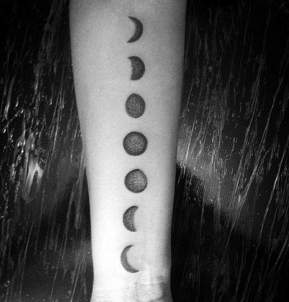 tatuagem fases lua 61