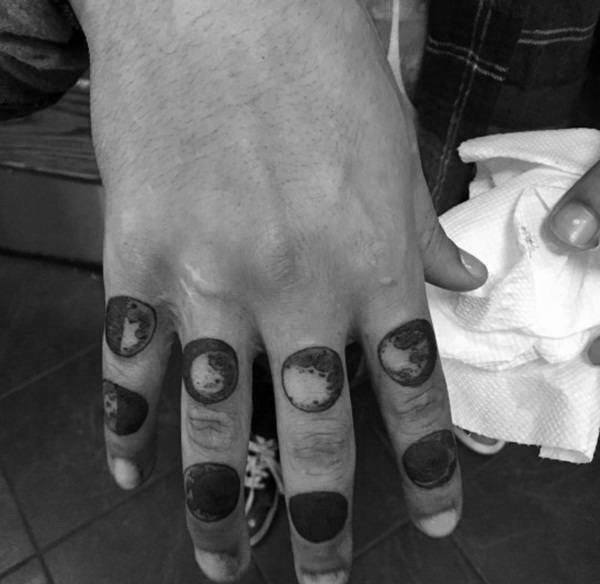 tatuagem fases lua 83