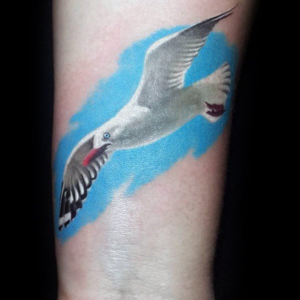 38 Tatuagens de gaivota (Com o significado)