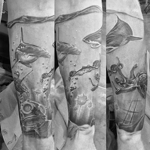 tatuagem mergulhador 09