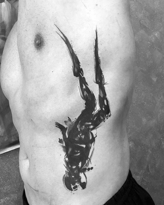 tatuagem mergulhador 83