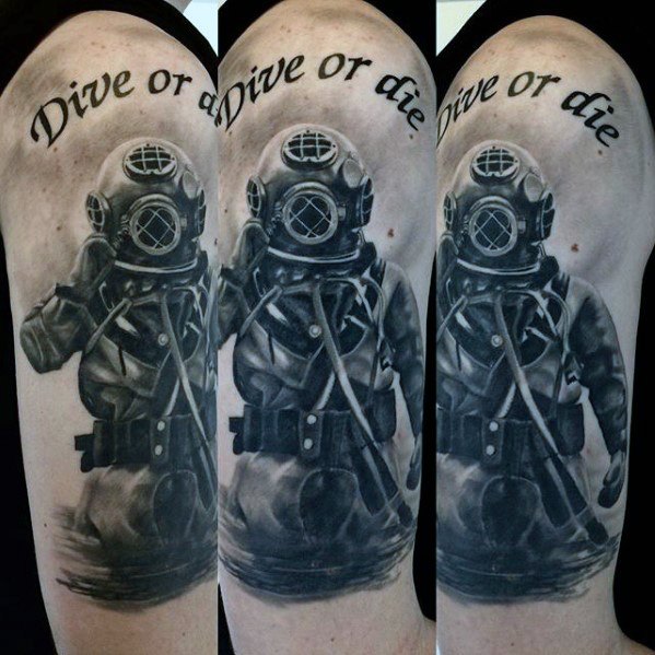 tatuagem mergulhador 99