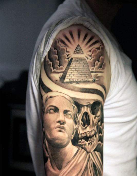 tatuagem piramide egito 167