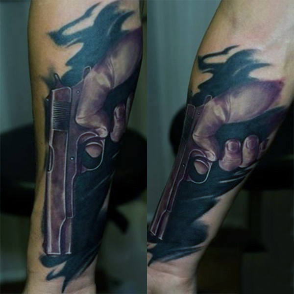 tatuagem pistola 79