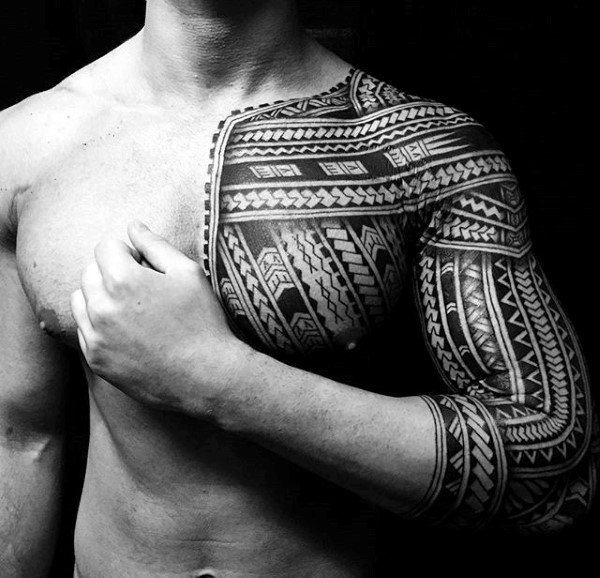 89 Tatuagens de Samoa: designs samoanos para homens e mulheres (com o significado)