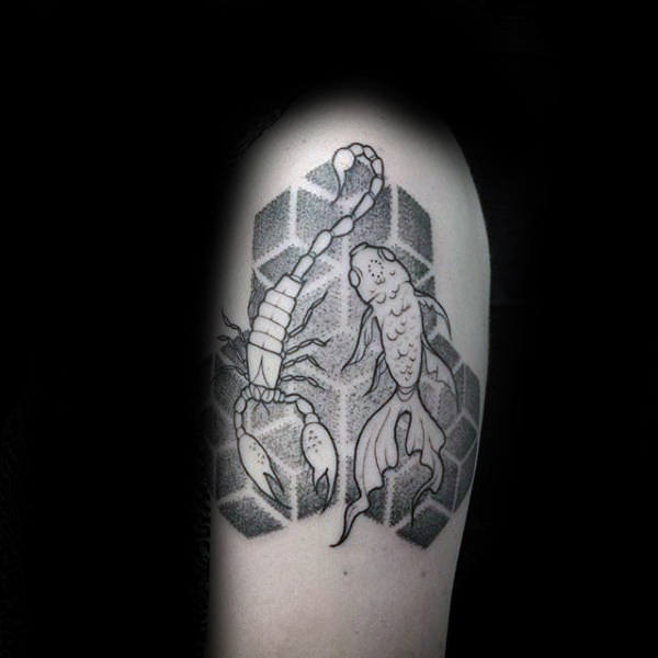 tatuagem signo peixes 11