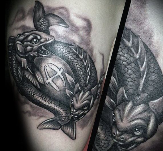 tatuagem signo peixes 37