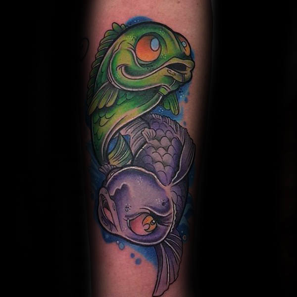 tatuagem signo peixes 41