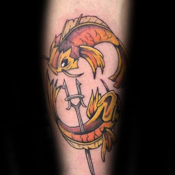tatuagem signo peixes 43